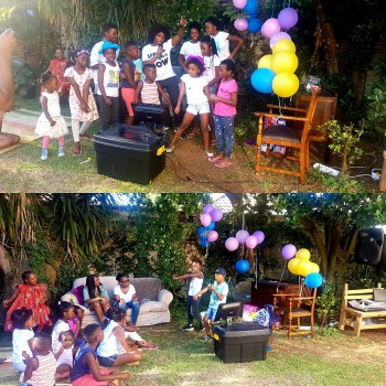 Kiddies birthday party. Karaoke hire